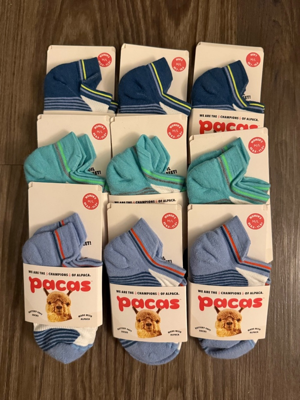 Pacas Women’s Performance Low Cut Socks - Size: M/L